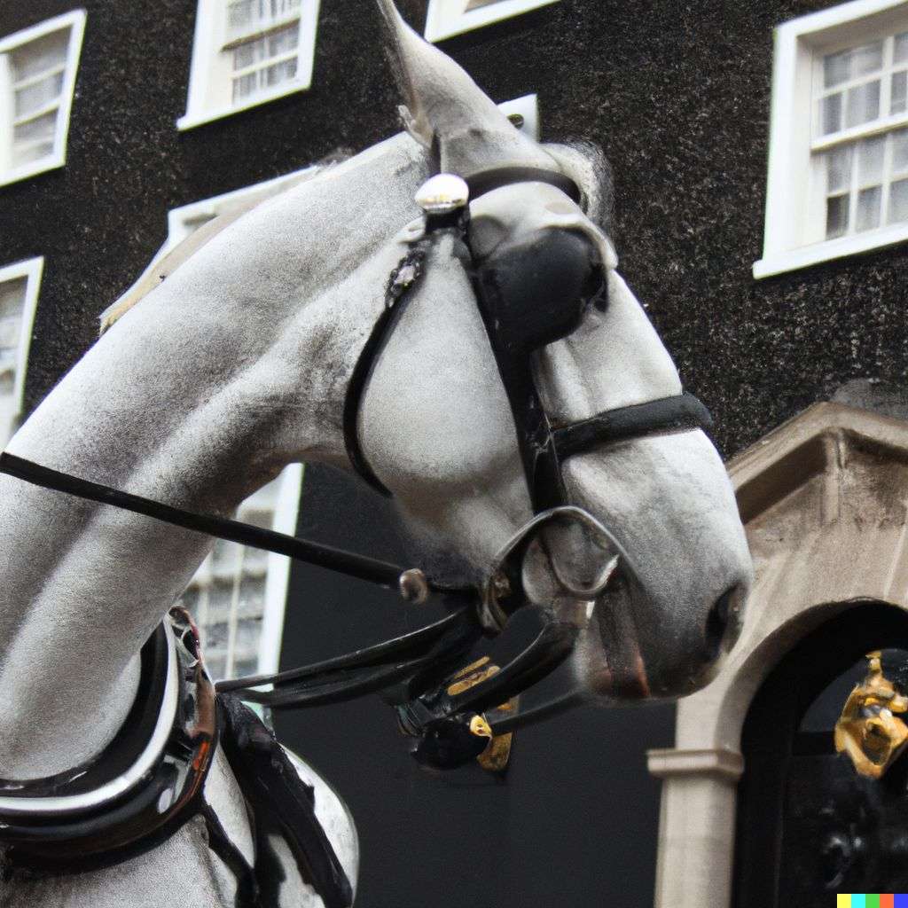 a horse in London